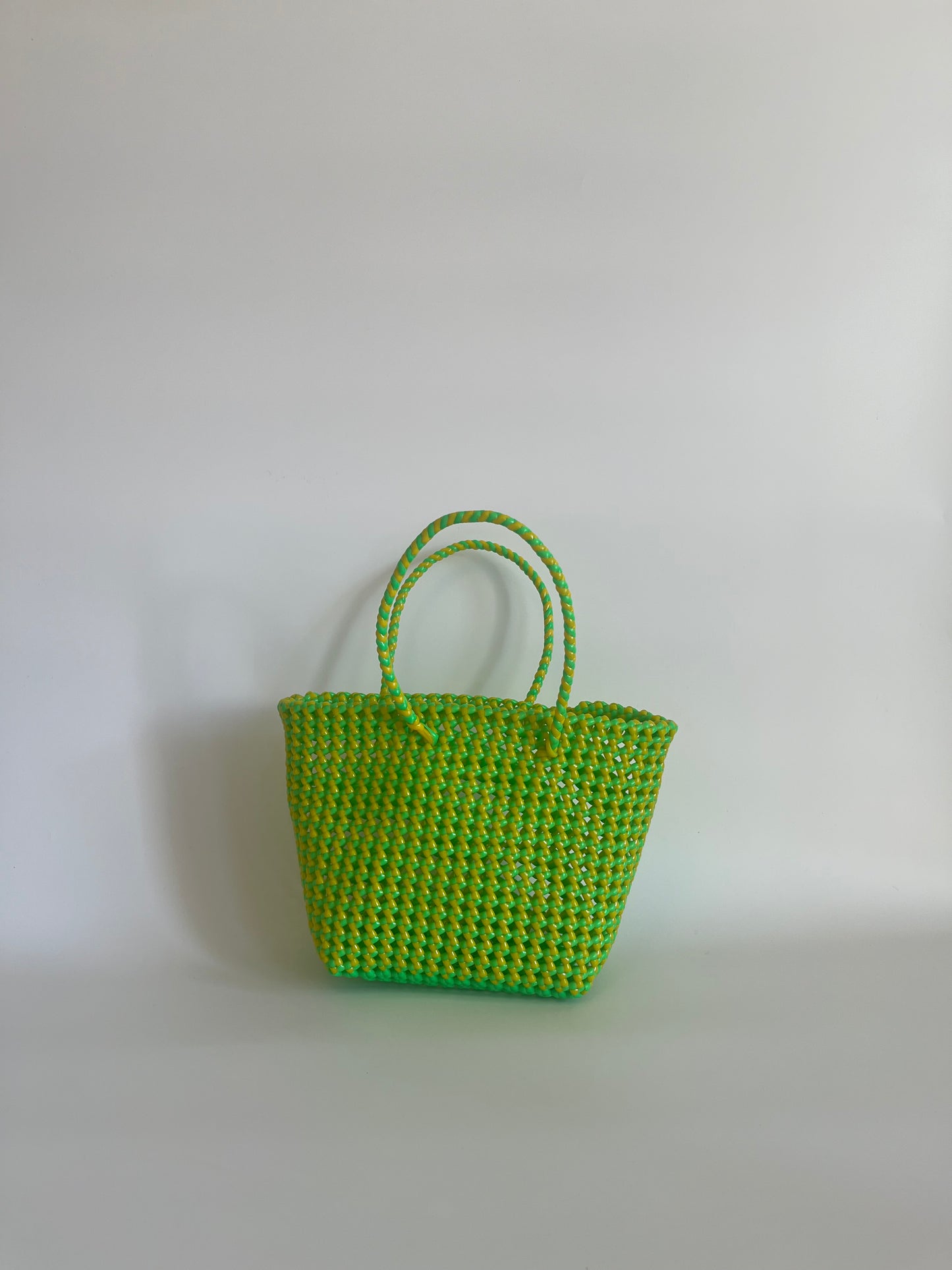 N°243S - SAC IMPARFAIT - PETIT - jaune & vert fluo