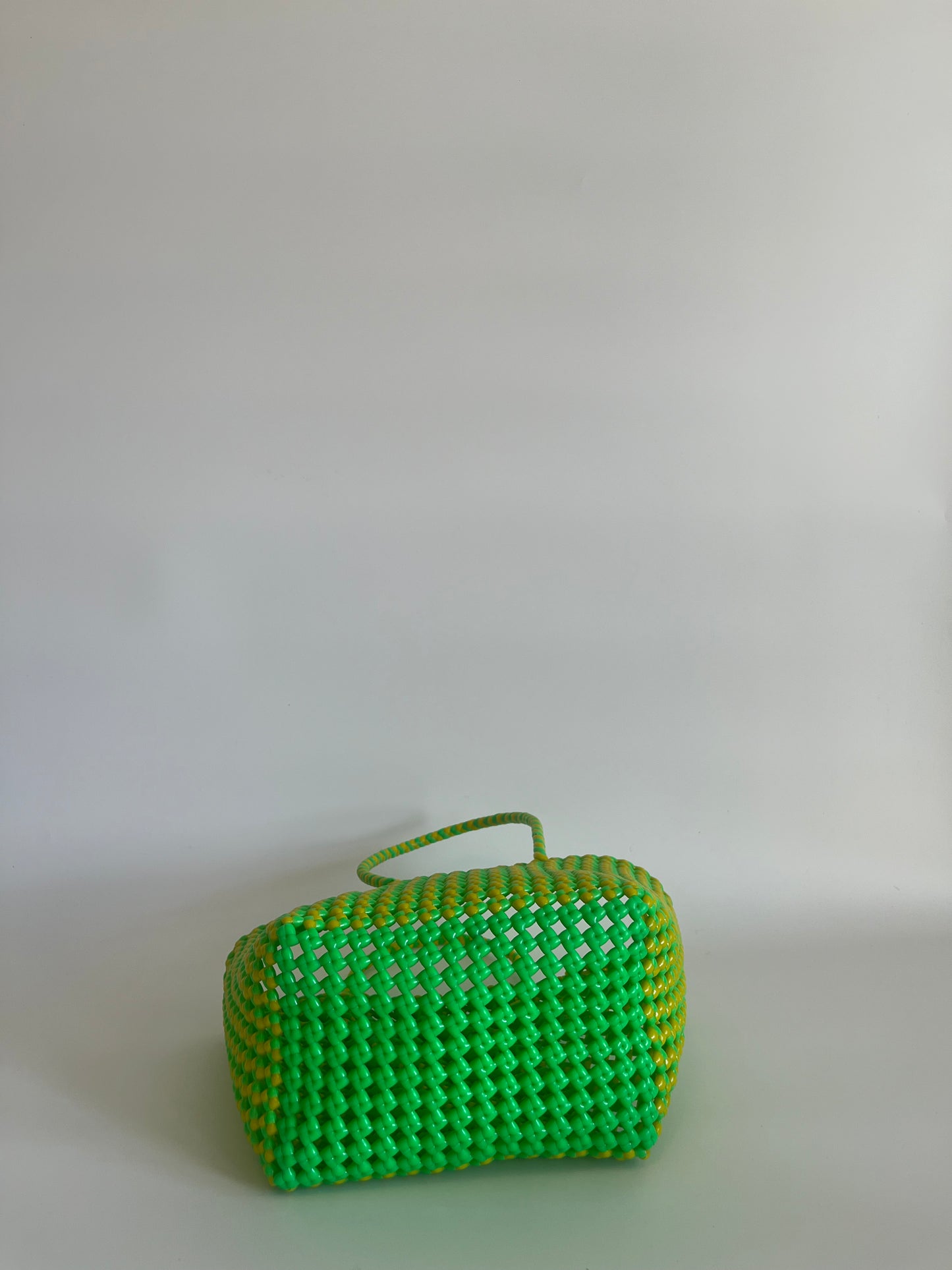 N°243S - SAC IMPARFAIT - PETIT - jaune & vert fluo