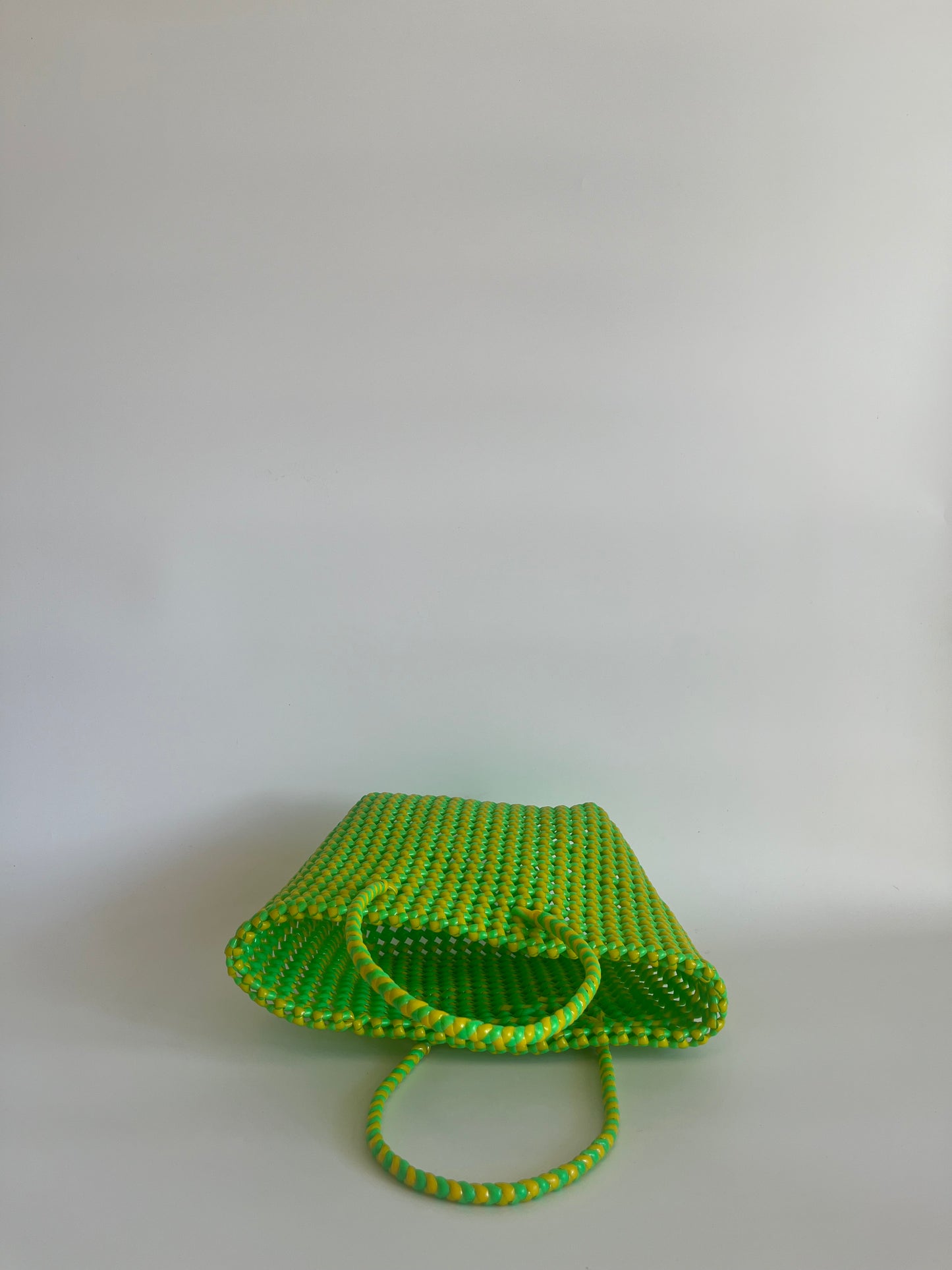 N°243S - SAC IMPARFAIT - PETIT - jaune & vert fluo