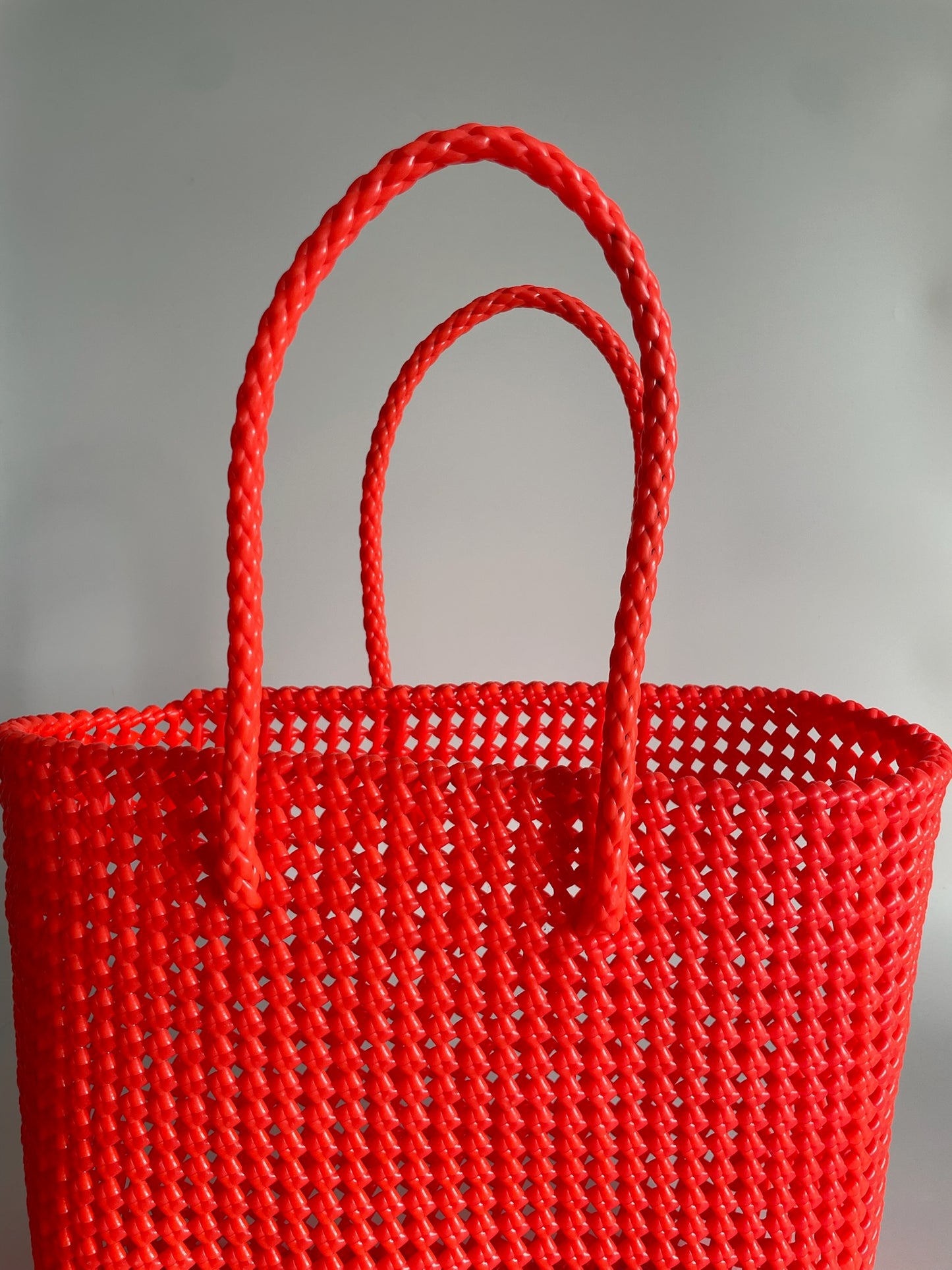 N°197L - SAC COLORÉ - GRAND - orange fluo