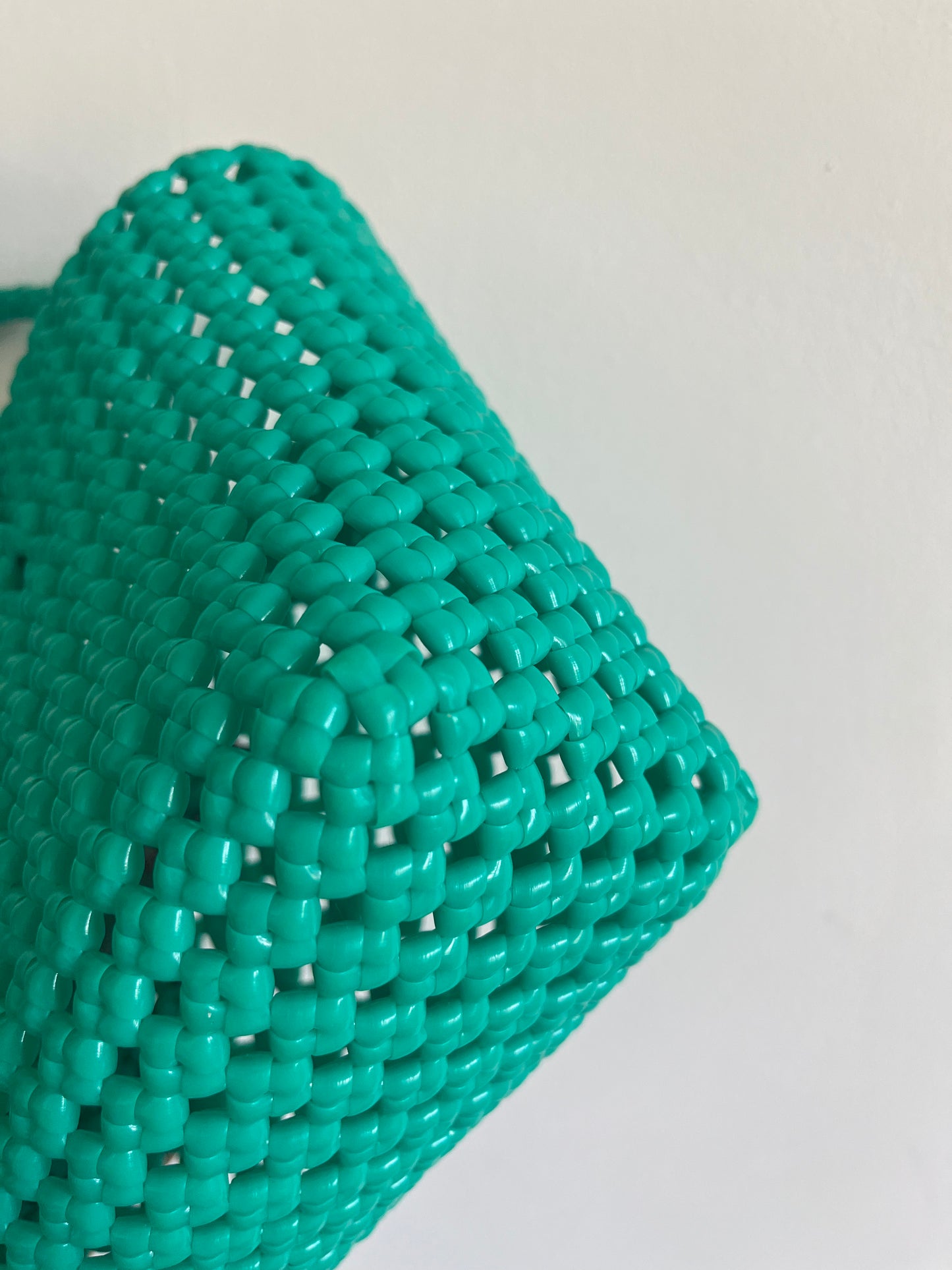 N°46XS - SAC CABAS IMPARFAIT - MINI - turquoise