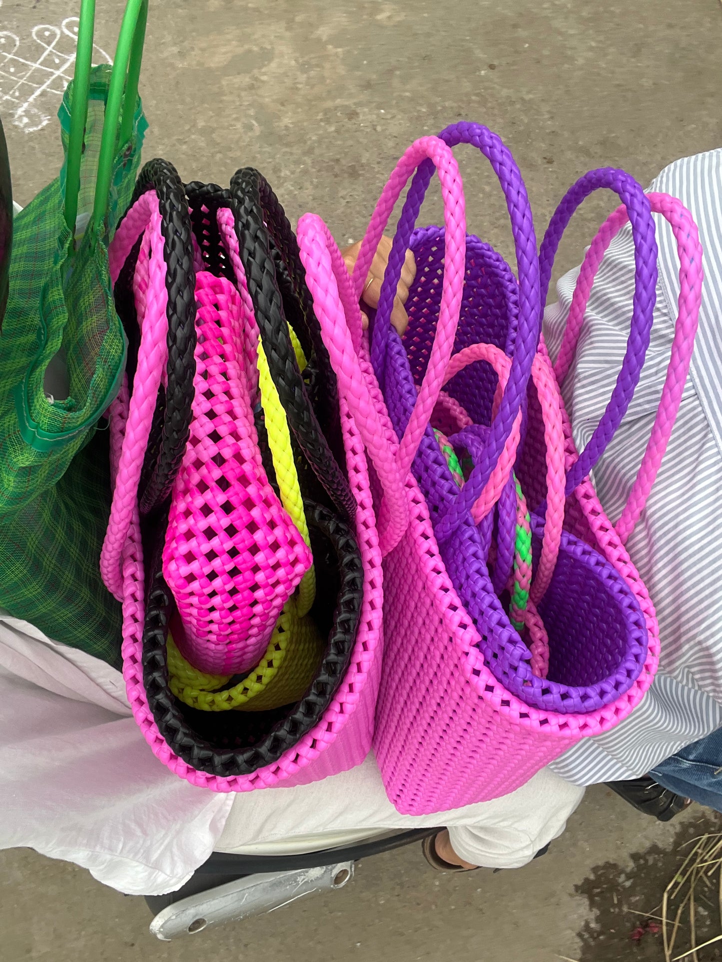 N°44L - SAC COLORÉ - GRAND - violet