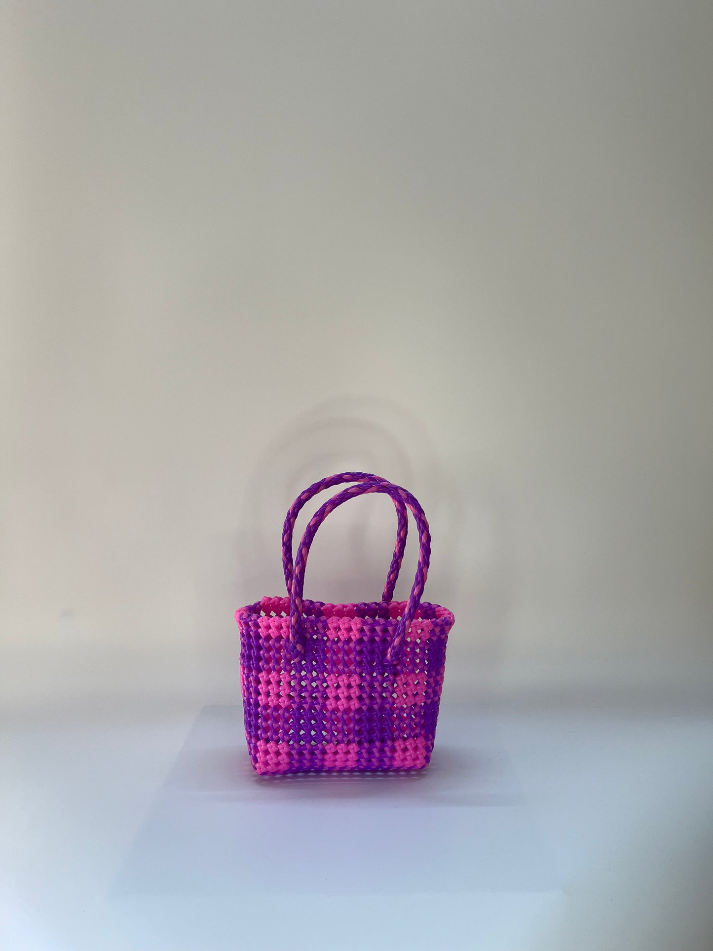 N°10XS - SAC COLORÉ - MINI - rose clair & violet