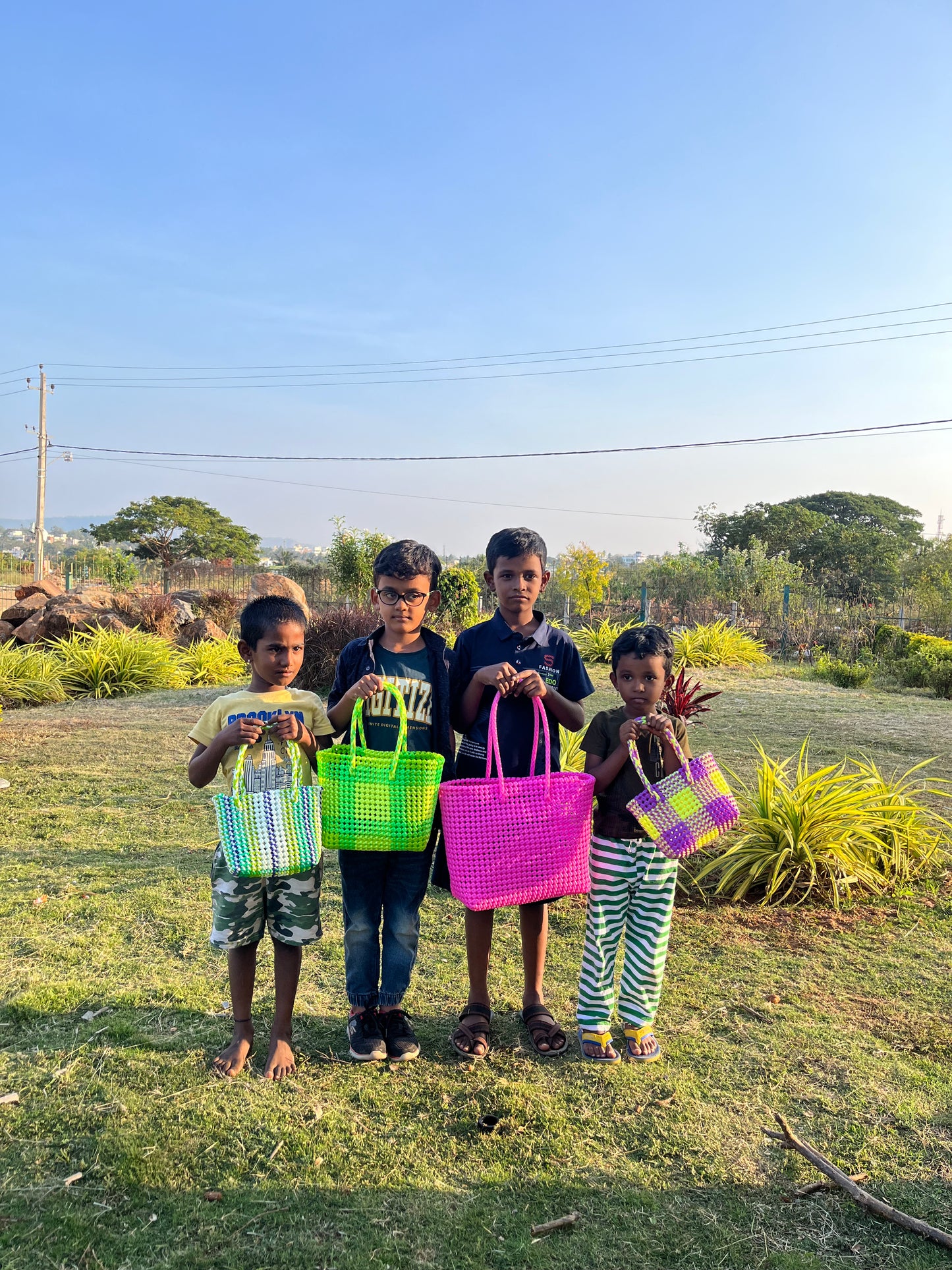 N°178XS - SAC PANIER IMPARFAIT - MINI - multicolors