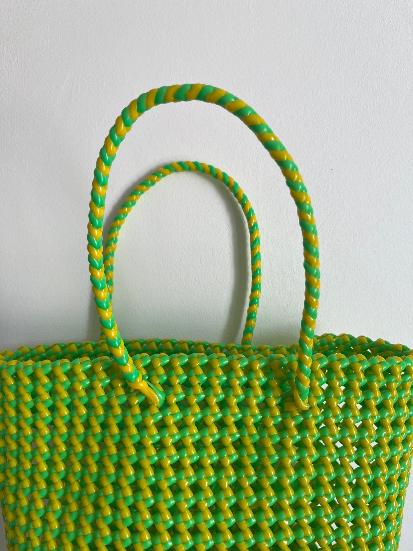 N°243S - SAC IMPARFAIT - PETIT - jaune & vert fluo