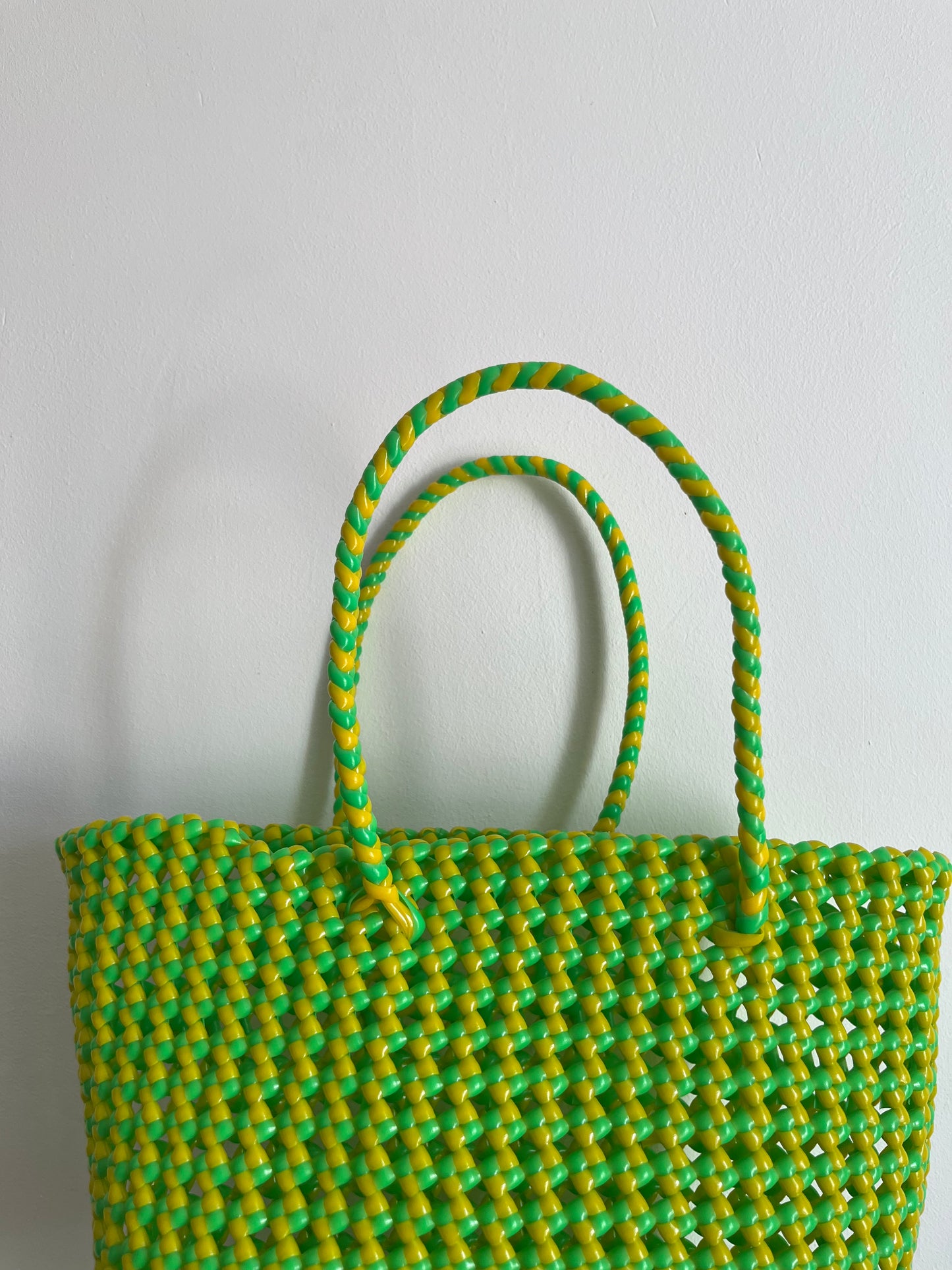 N°243S - SAC IMPARFAIT - PETIT - jaune & vert fluo