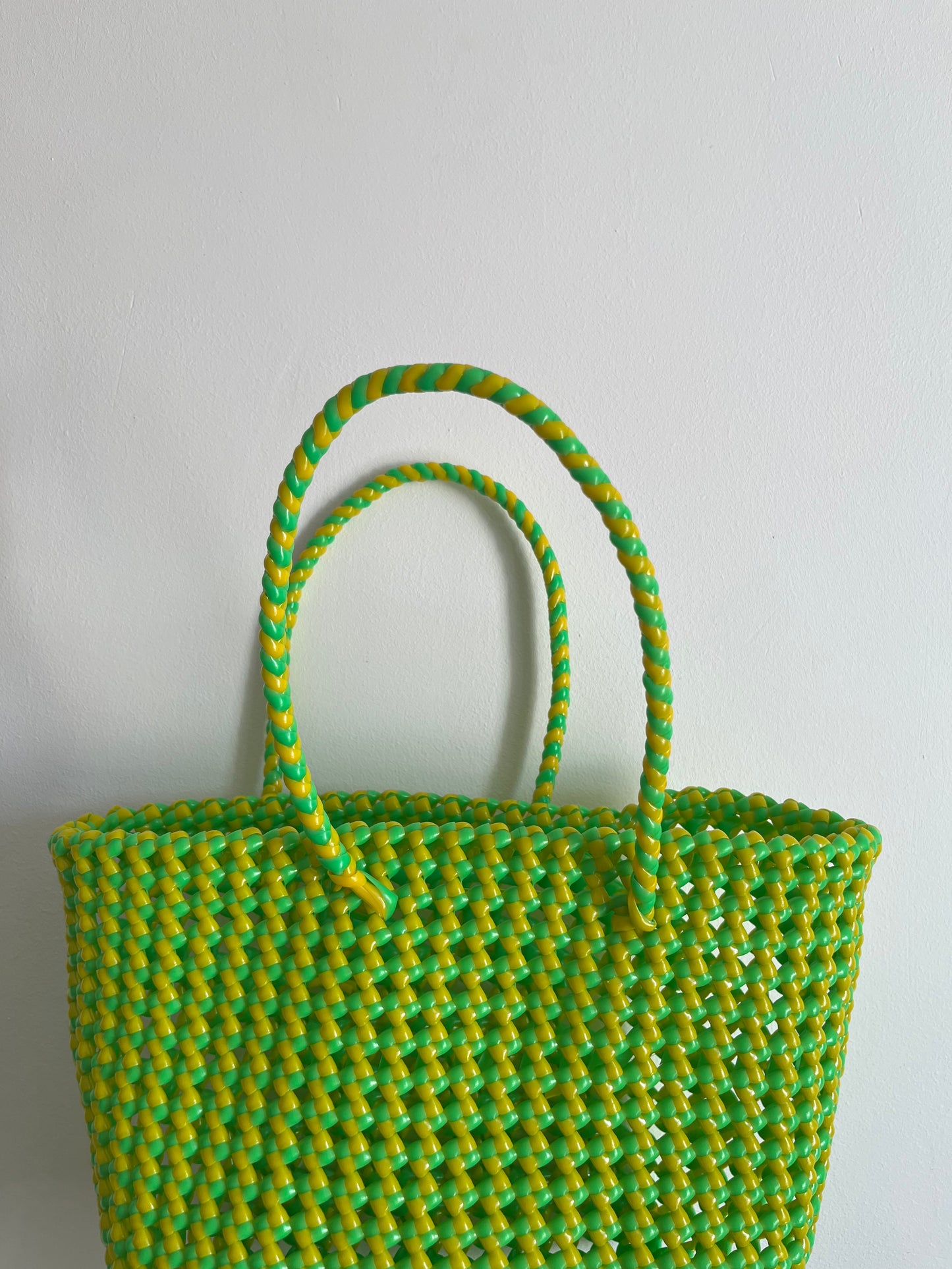 N°243S - SAC IMPARFAIT - PETIT - jaune & vert fluo