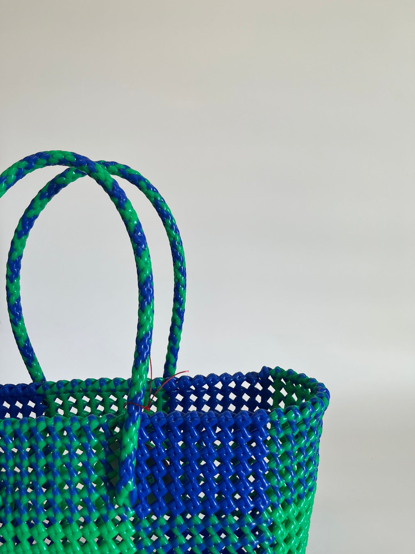 N°333M - SAC COLORÉ - MOYEN - vert & bleu foncé