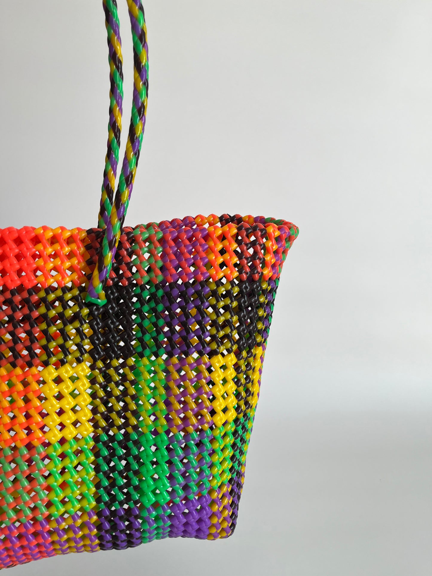 N°341L - SAC COLORÉ - GRAND - multicolors