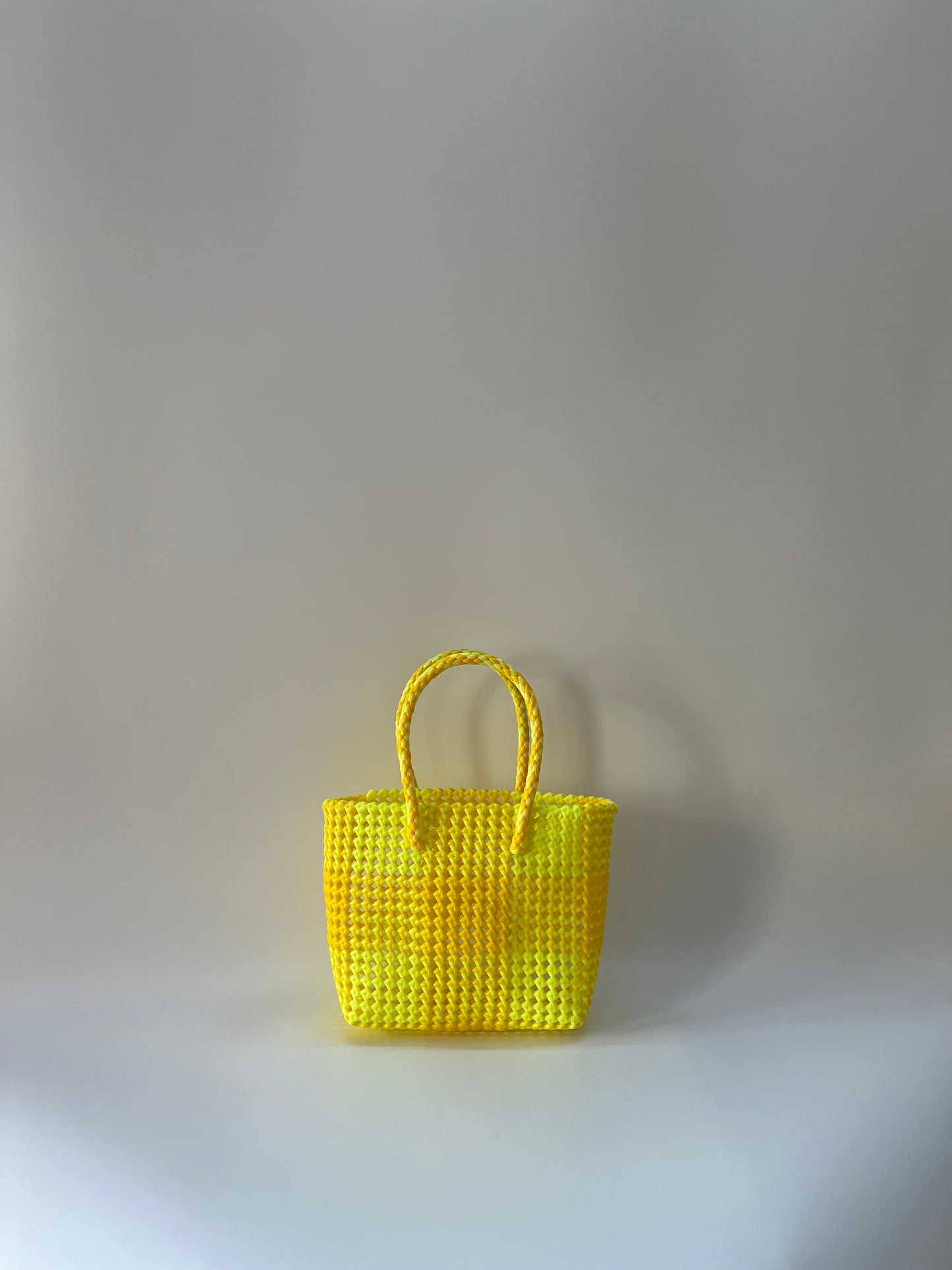 N°123S - SAC COLORÉ - PETIT - jaune & jaune fluo