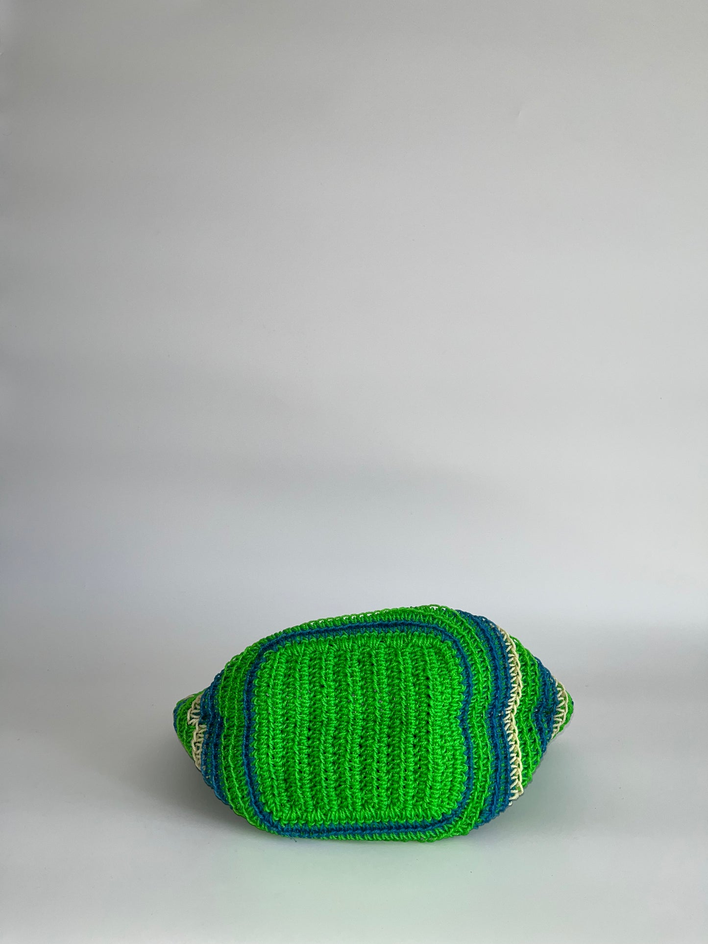 N°21SC - SAC CROCHET STRIE XS - MINI - multicolors