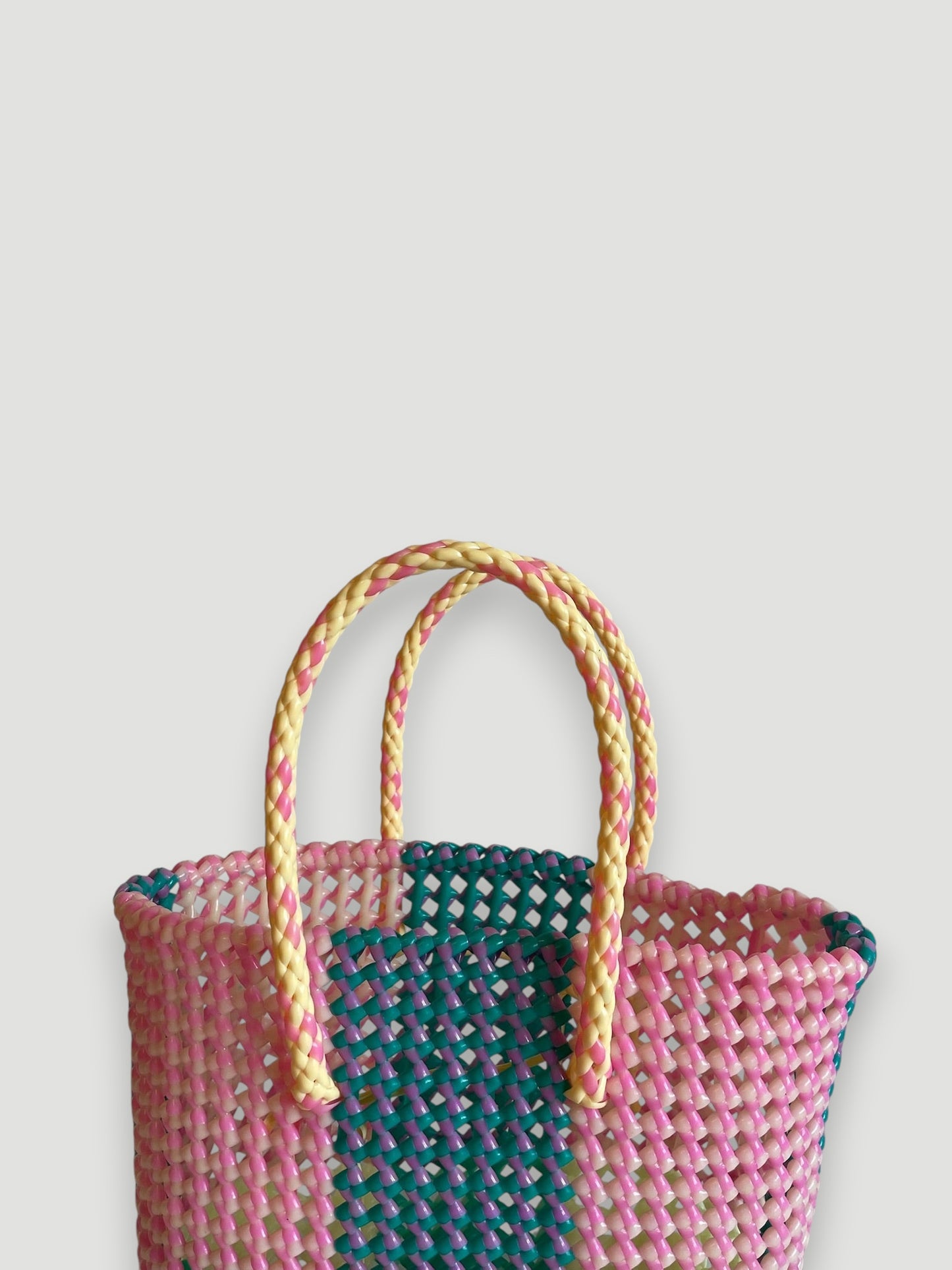 N°270S - SAC PANIER ARCHIVES - PETIT - multicolors