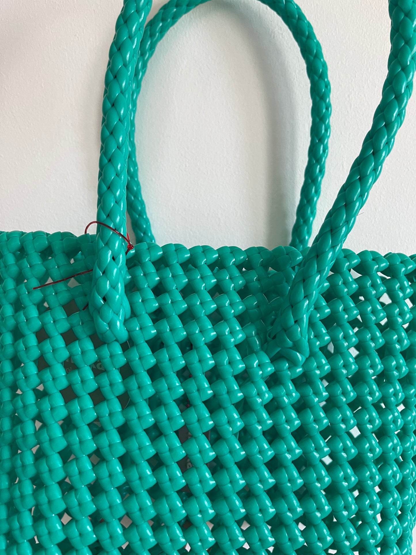 N°46XS - SAC CABAS IMPARFAIT - MINI - turquoise