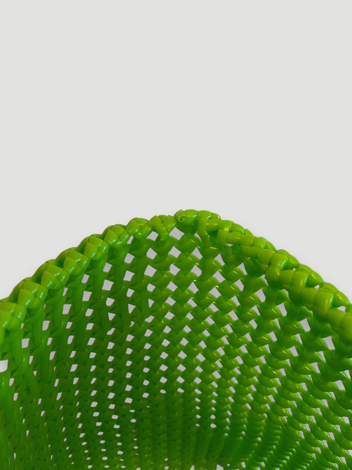 No. 137L - IMPERFECT BASKET BAG - LARGE - light green