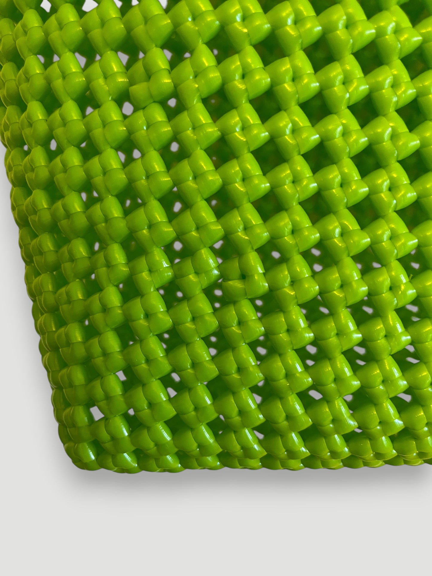 No. 137L - IMPERFECT BASKET BAG - LARGE - light green