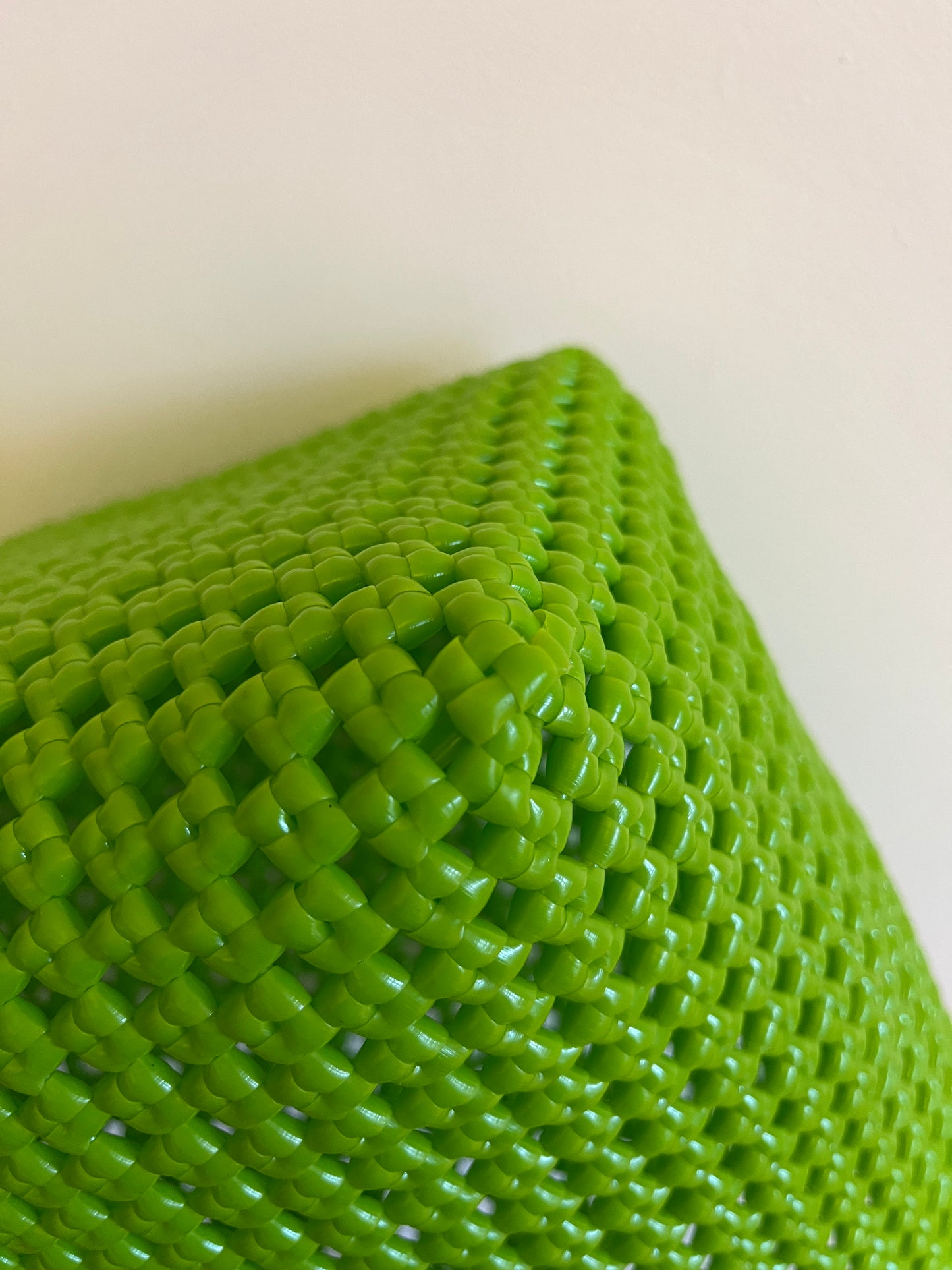 No. 137L - IMPERFECT BASKET BAG - LARGE - light green