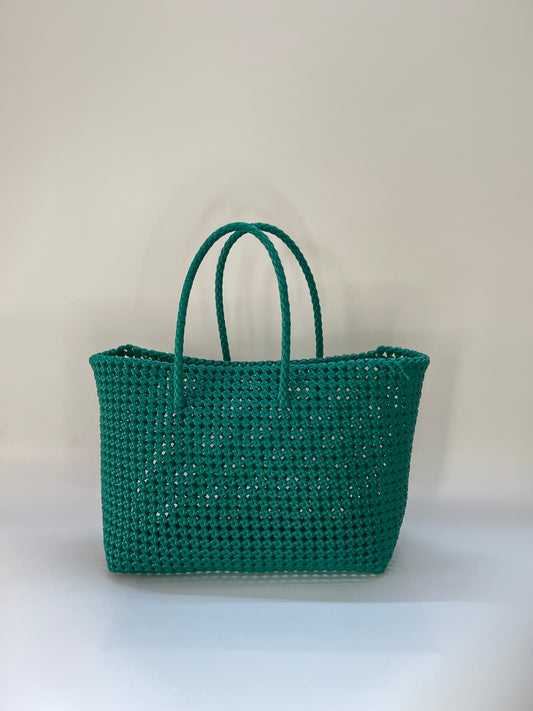 N°135L - SAC CABAS IMPARFAIT - GRAND - vert foncé