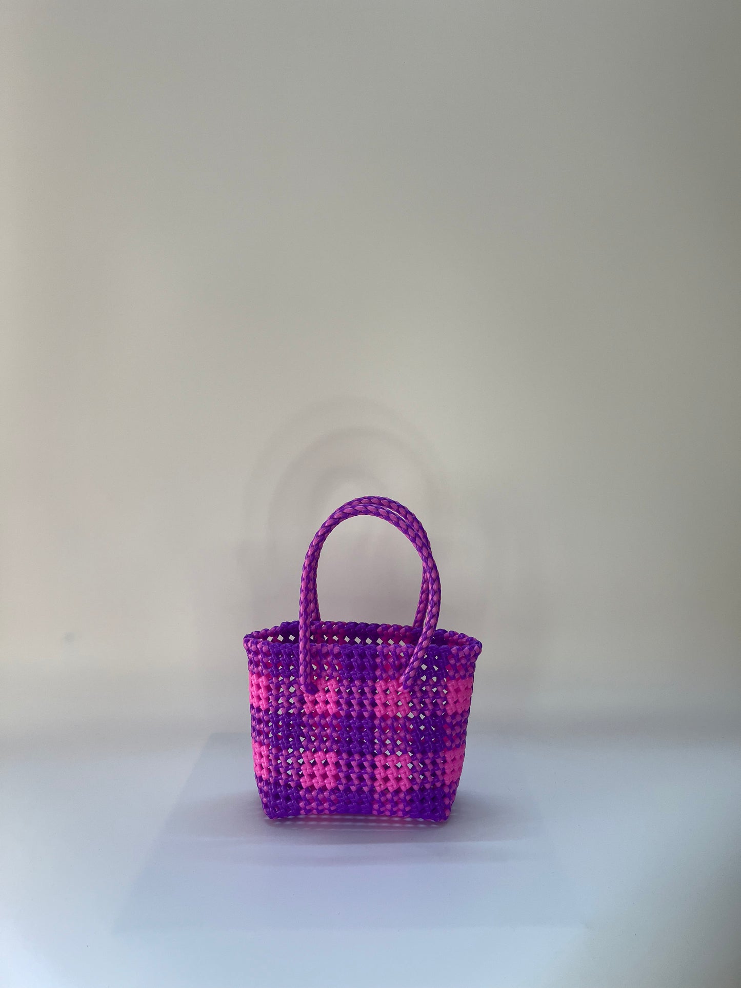 N°10XS - SAC COLORÉ - MINI - rose clair & violet