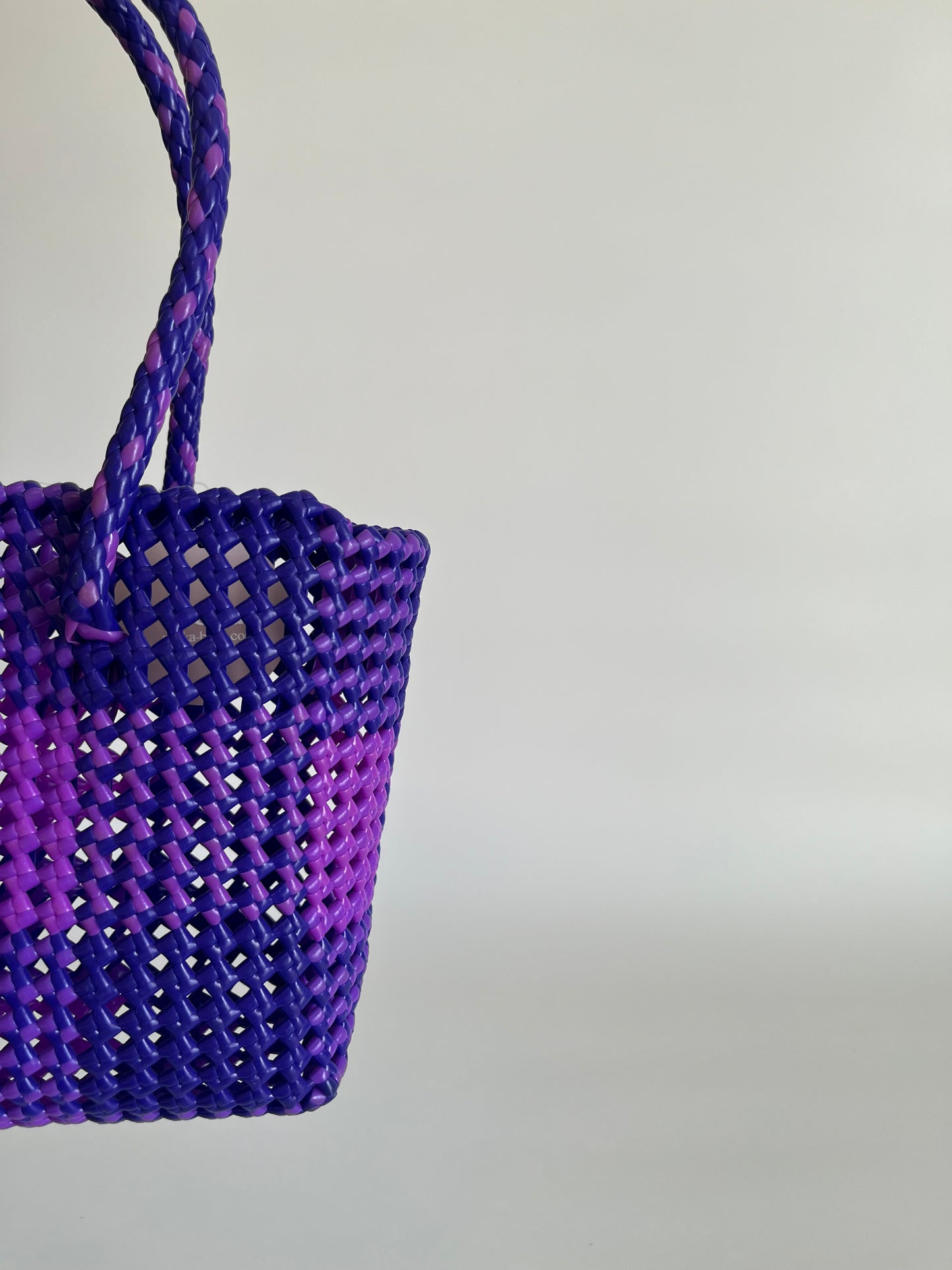 N°332S - SAC COLORÉ - PETIT - violet foncé & violet