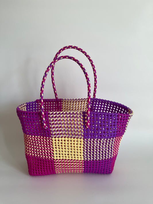 N°346L - SAC COLORÉ - GRAND - multicolors