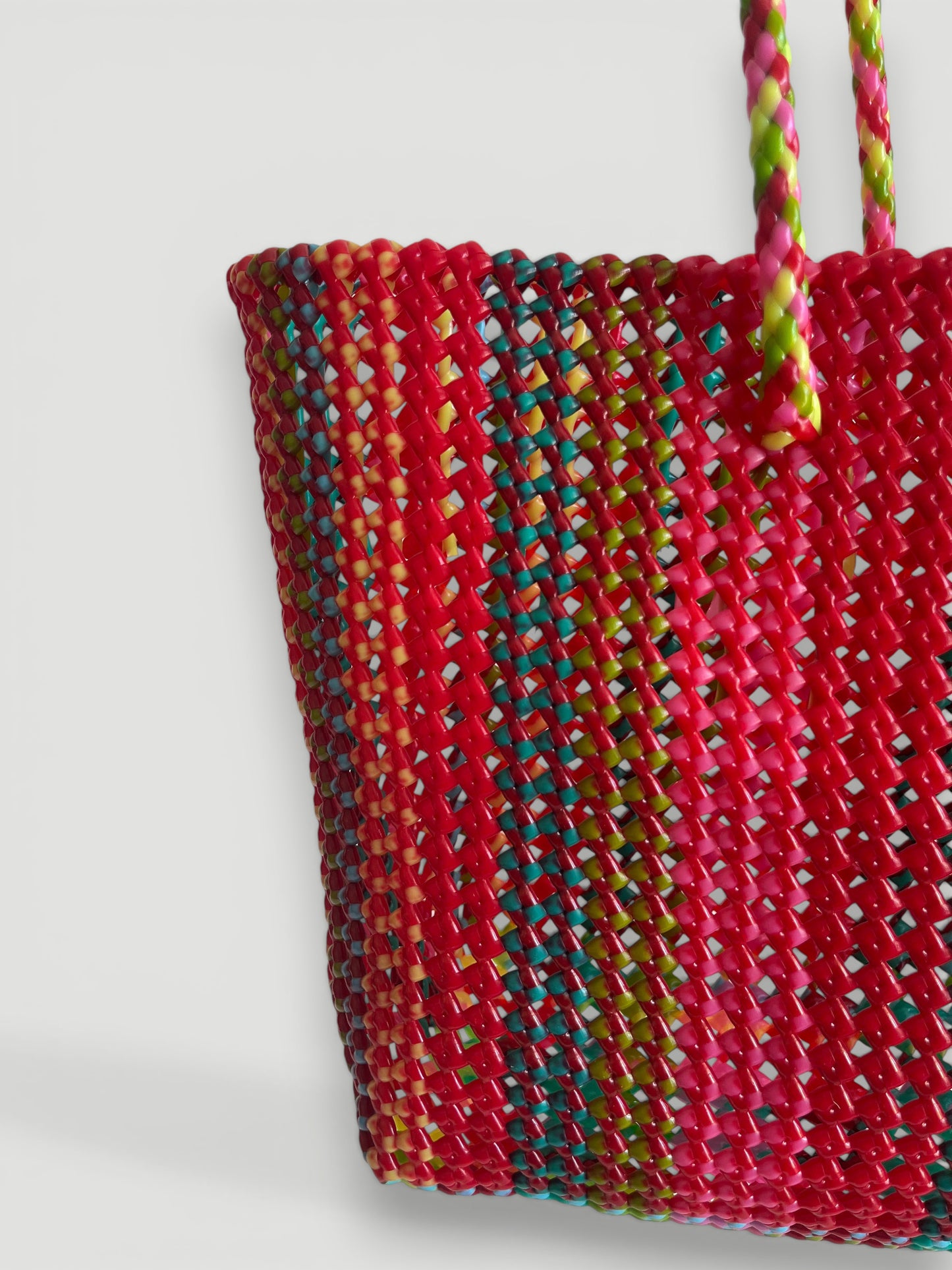 N°360L - SAC PANIER IMPARFAIT - GRAND - multicolors