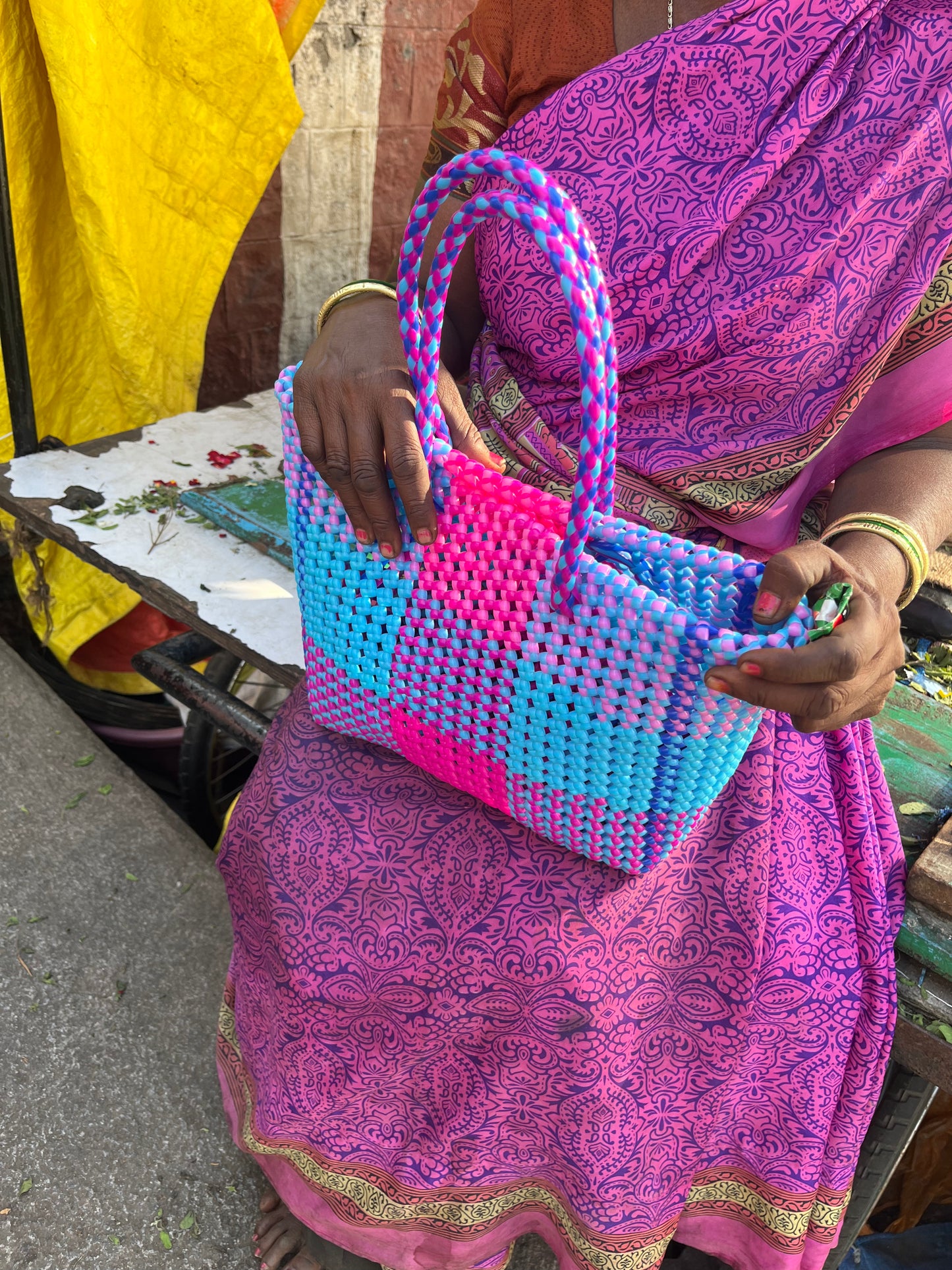 N°231M - SAC COLORÉ - MOYEN - multicolors