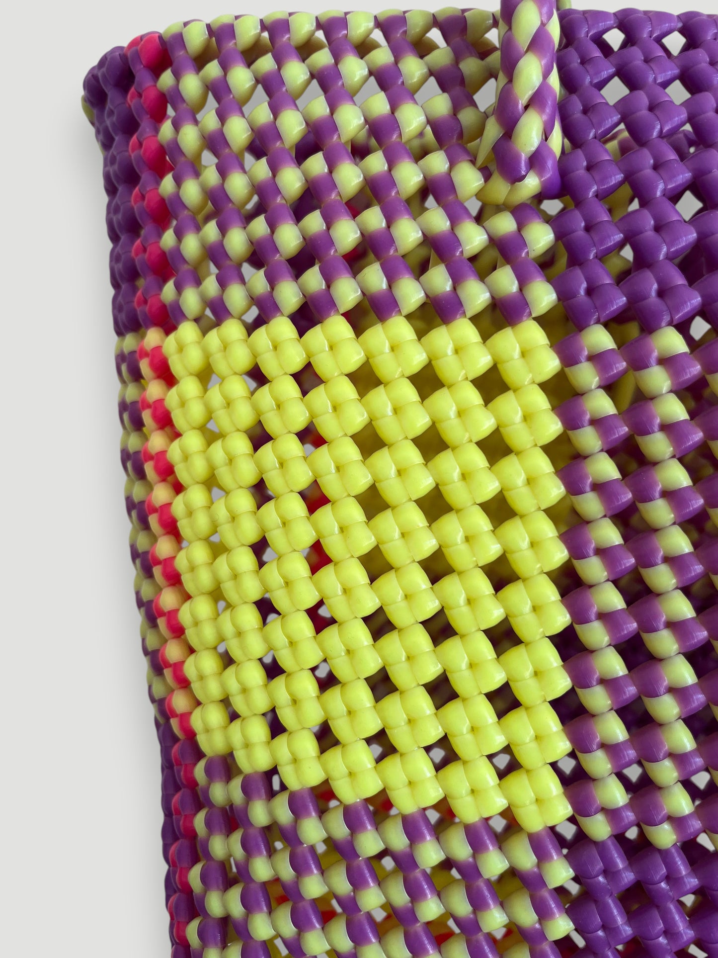 N°87M - SAC PANIER IMPARFAIT - MOYEN - multicolors