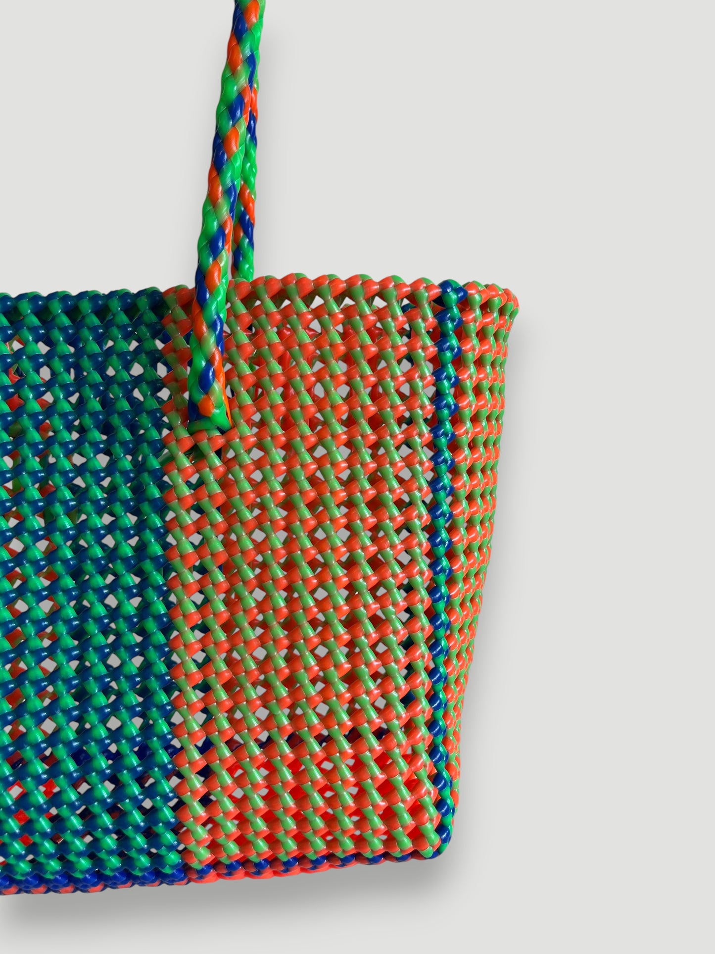 N°397M - SAC PANIER IMPARFAIT - MOYEN - multicolors