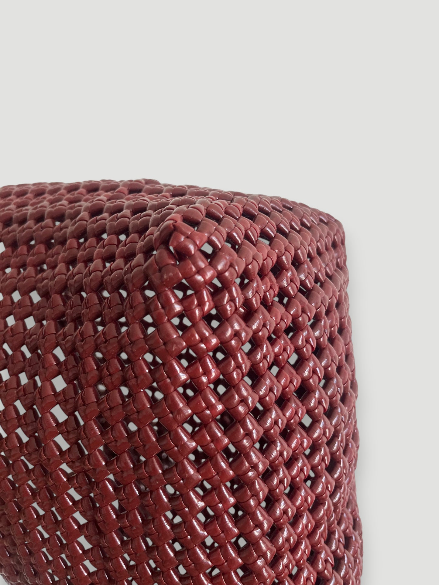 N°257M - SAC PANIER IMPARFAIT - MOYEN - bordeaux