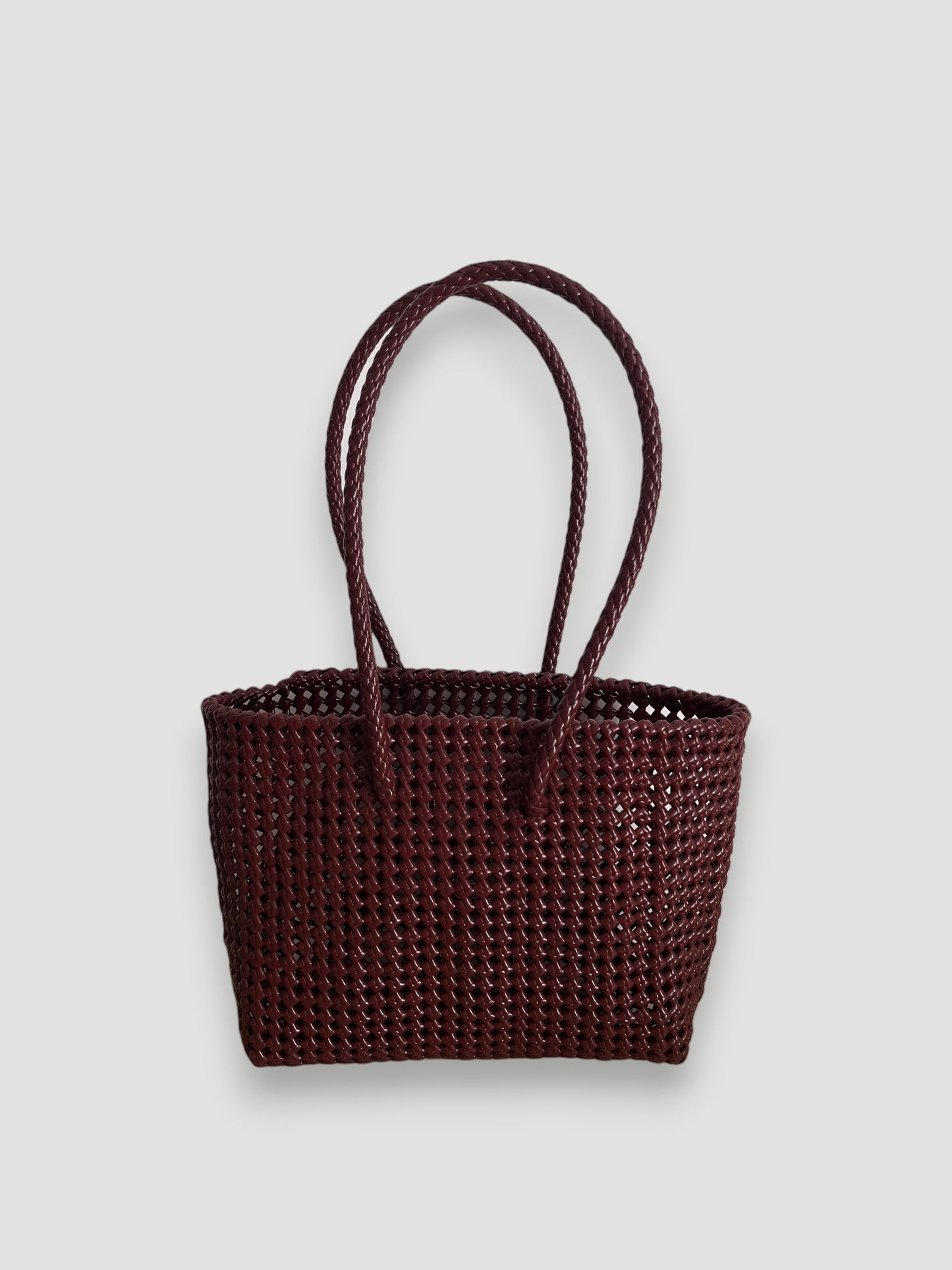 N°257M - SAC PANIER IMPARFAIT - MOYEN - bordeaux