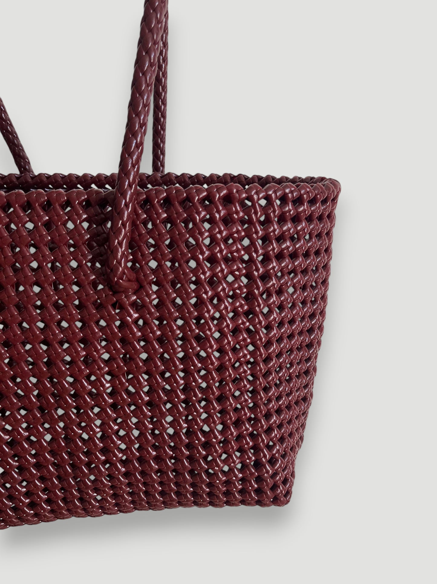 N°257M - SAC PANIER IMPARFAIT - MOYEN - bordeaux